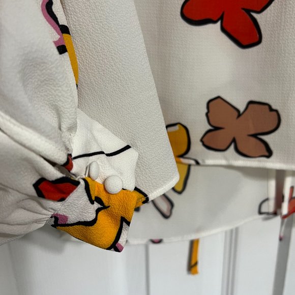 Ted Baker Thurso Floral Top Ted size 5 - Picture 8 of 16